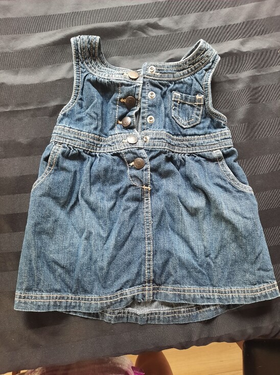 Old Navy Other - Vtg Old Navy Toddler Denim Button-Front Dress